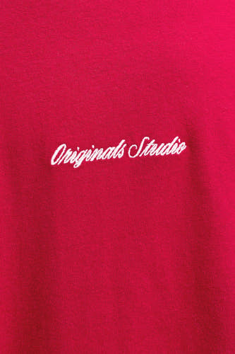 T-shirt (korte mouwen) rood - ORIGINALS BY JACK & JONES