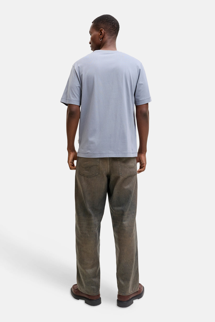 T-shirt (korte mouwen) blauw - ORIGINALS BY JACK & JONES