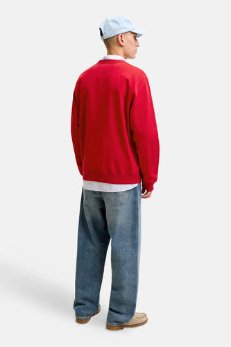 Sweater met ronde hals rood - ORIGINALS BY JACK & JONES
