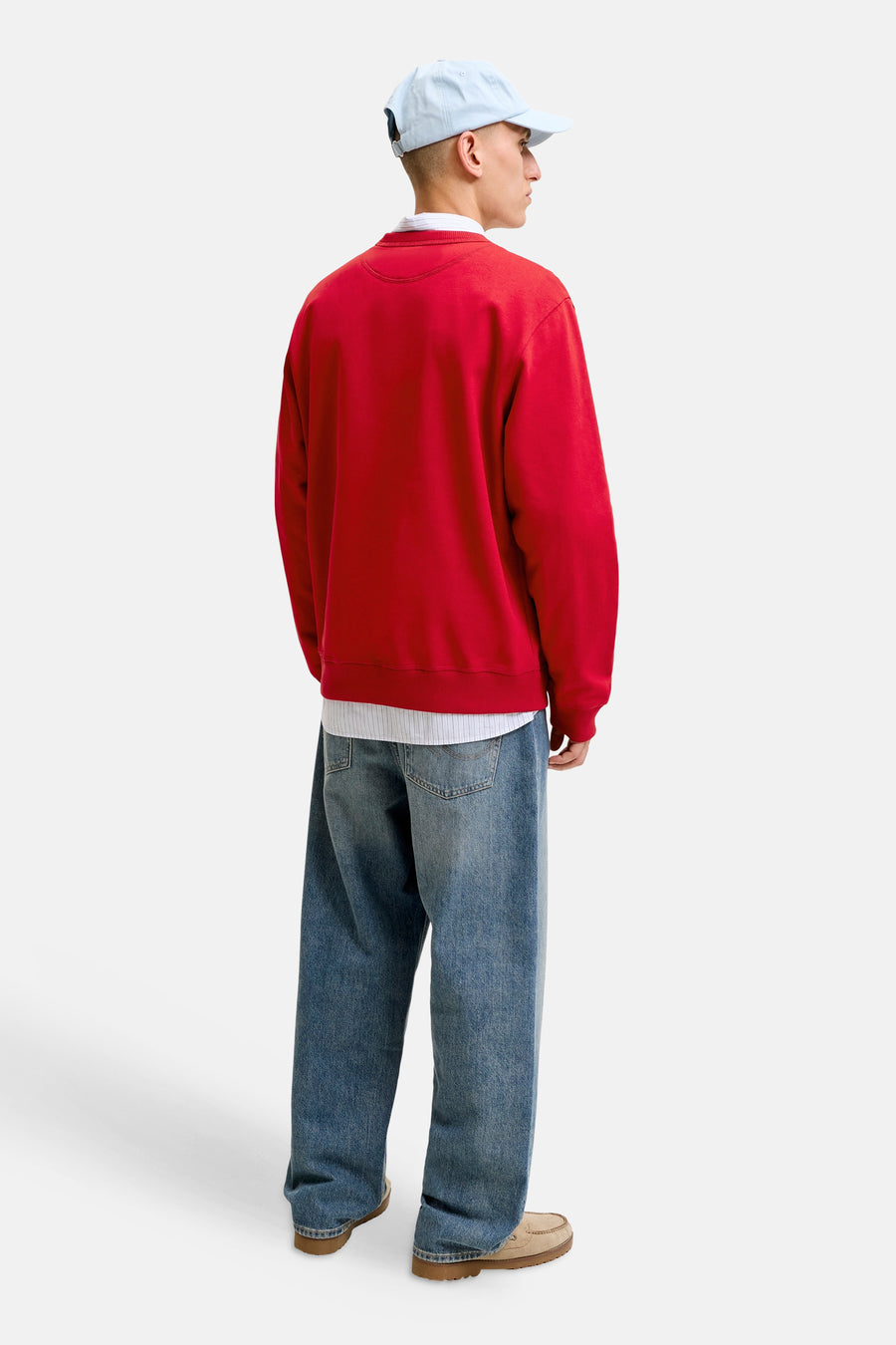 Sweater met ronde hals rood - ORIGINALS BY JACK & JONES