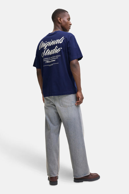 T-shirt (manches courtes) Bleu - ORIGINALS BY JACK & JONES