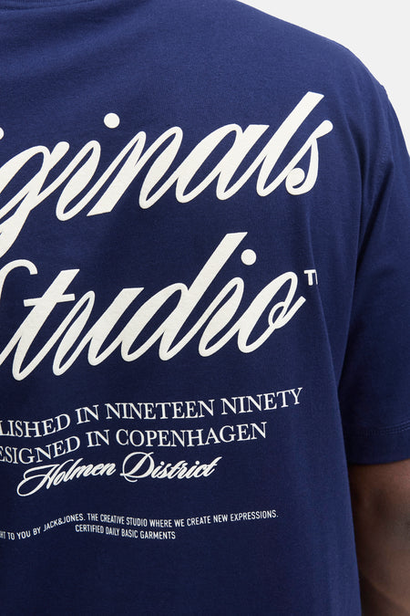 T-shirt (manches courtes) Bleu - ORIGINALS BY JACK & JONES