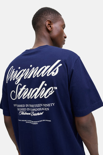 T-shirt à manches courtes - bleu - ORIGINALS BY JACK & JONES