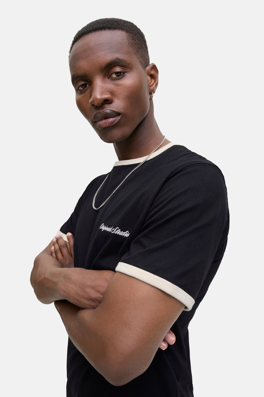 T-shirt met korte mouwen - zwart - ORIGINALS BY JACK & JONES