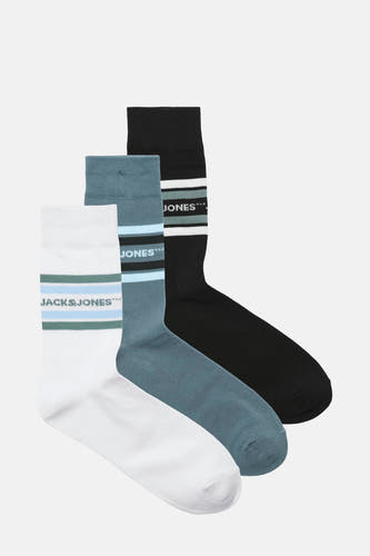 Multipack sokken in meerdere kleuren van ACCESSORIES BY JACK & JONES, met streepmotieven.