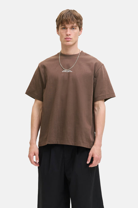 T-shirt met korte mouwen - bruin
