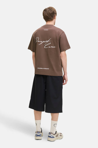 T-shirt met korte mouwen - bruin - CORE BY JACK & JONES