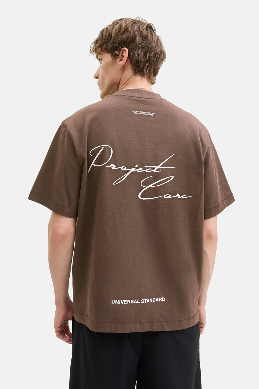 T-shirt met korte mouwen - bruin - CORE BY JACK & JONES