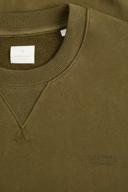 Sweat col O Vert - PREMIUM BLUE by JACK & JONES