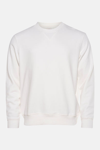 Pull-over blanc de PREMIUM BLUE par JACK & JONES, uni et à longues manches.