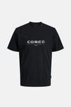 JCOSTANCE FRONT TEXT TEE SS CREW NECK