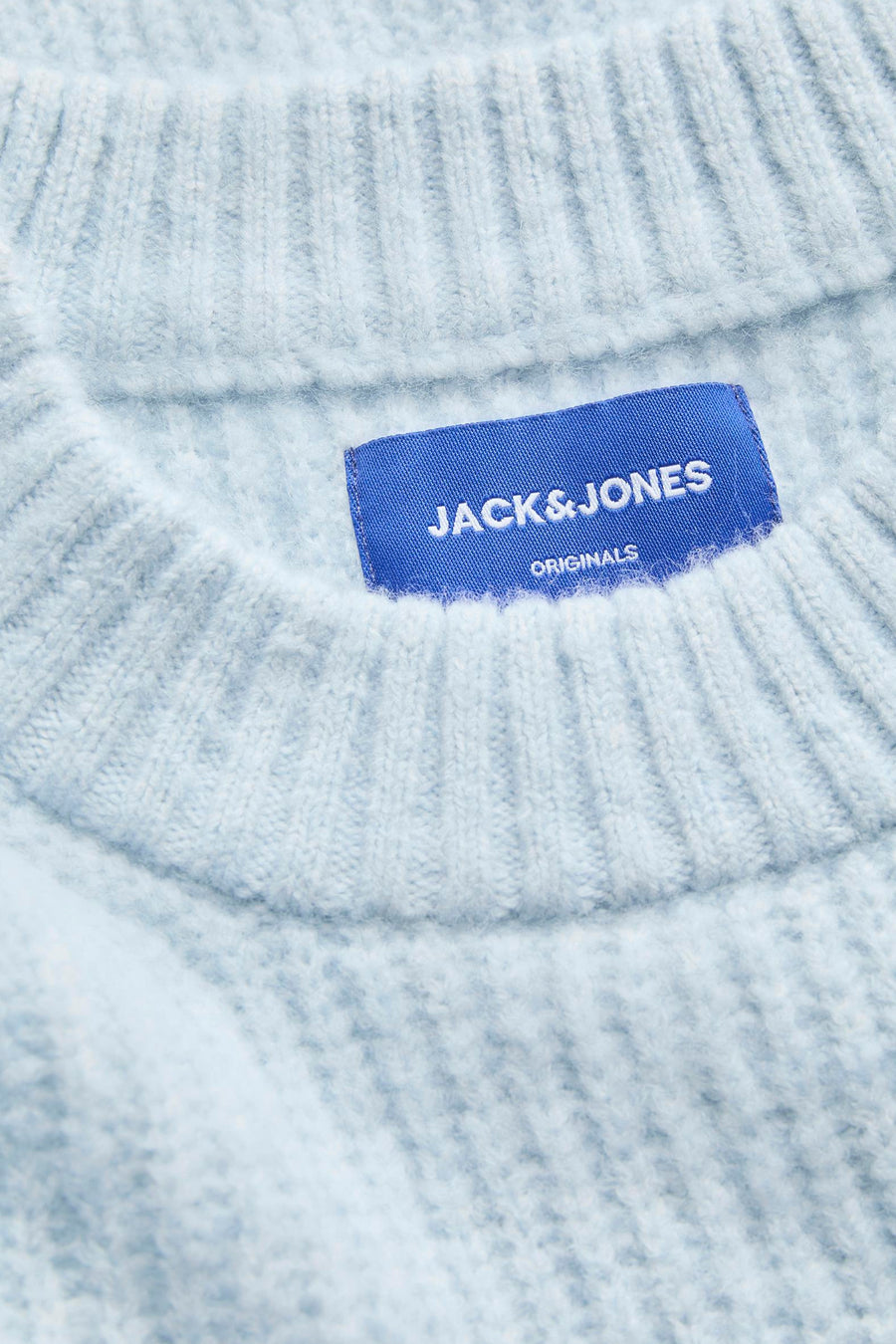 Pull à col rond - bleu