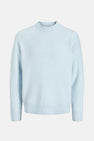 Pull met ronde hals - blauw