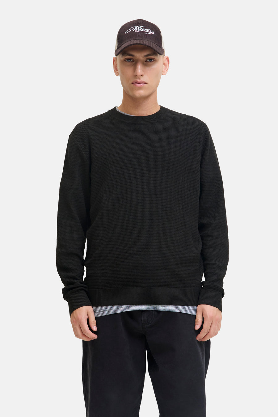 Pull met ronde hals - zwart - CORE BY JACK & JONES