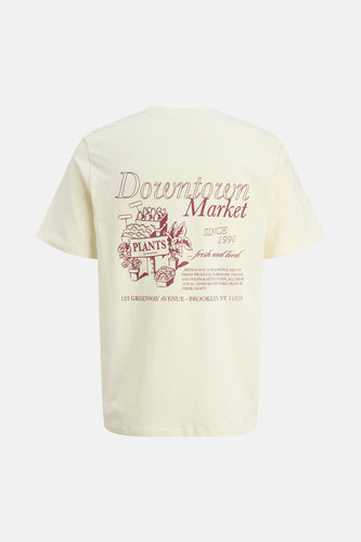 T-shirt à manches courtes - beige - ORIGINALS BY JACK & JONES