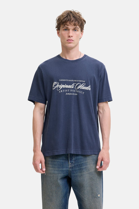T-shirt (manches courtes) bleu - ORIGINALS BY JACK & JONES