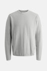 Pull met ronde hals - grijs