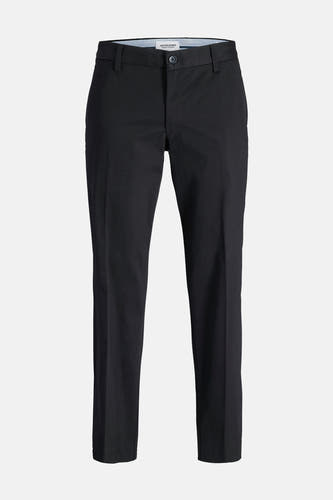 Jean chino noir de JACK & JONES JEANS INTELLIGENCE, uni et avec une coupe classique.