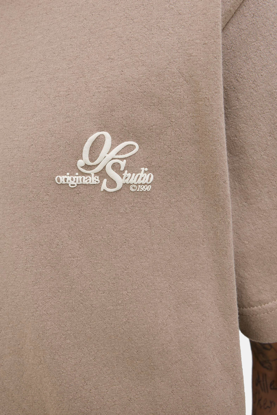 T-shirt à manches courtes - Brun - ORIGINALS BY JACK & JONES