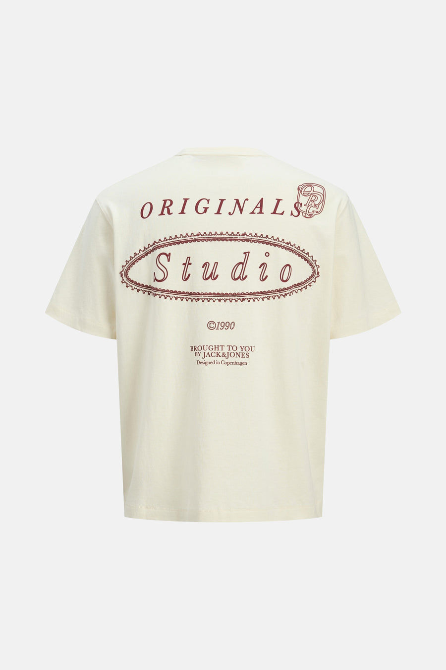 T-shirt à manches courtes - beige - ORIGINALS BY JACK & JONES