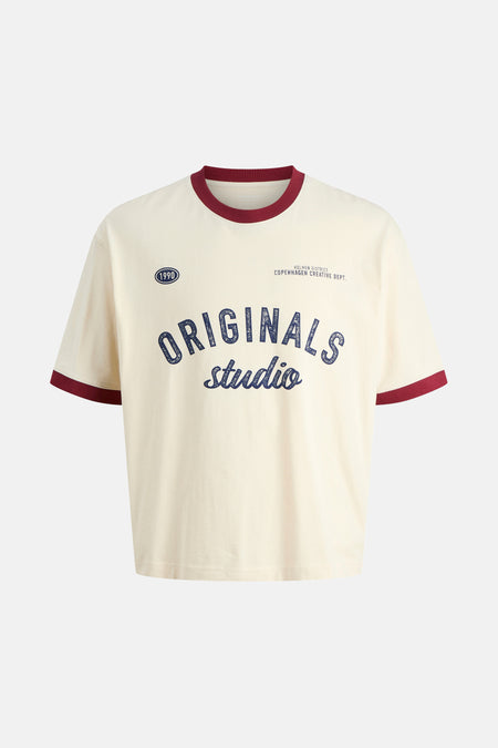 T-shirt à manches courtes - Écru
