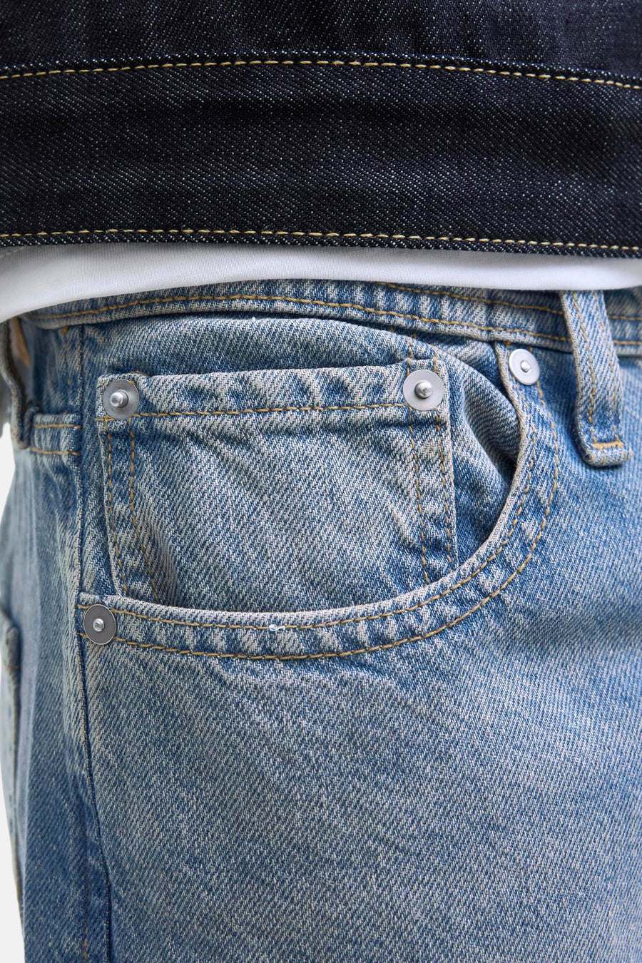 Jeans wide mid blue denim - JACK & JONES JEANS INTELLIGENCE - JACK & JONES JEANS INTELLIGENCE