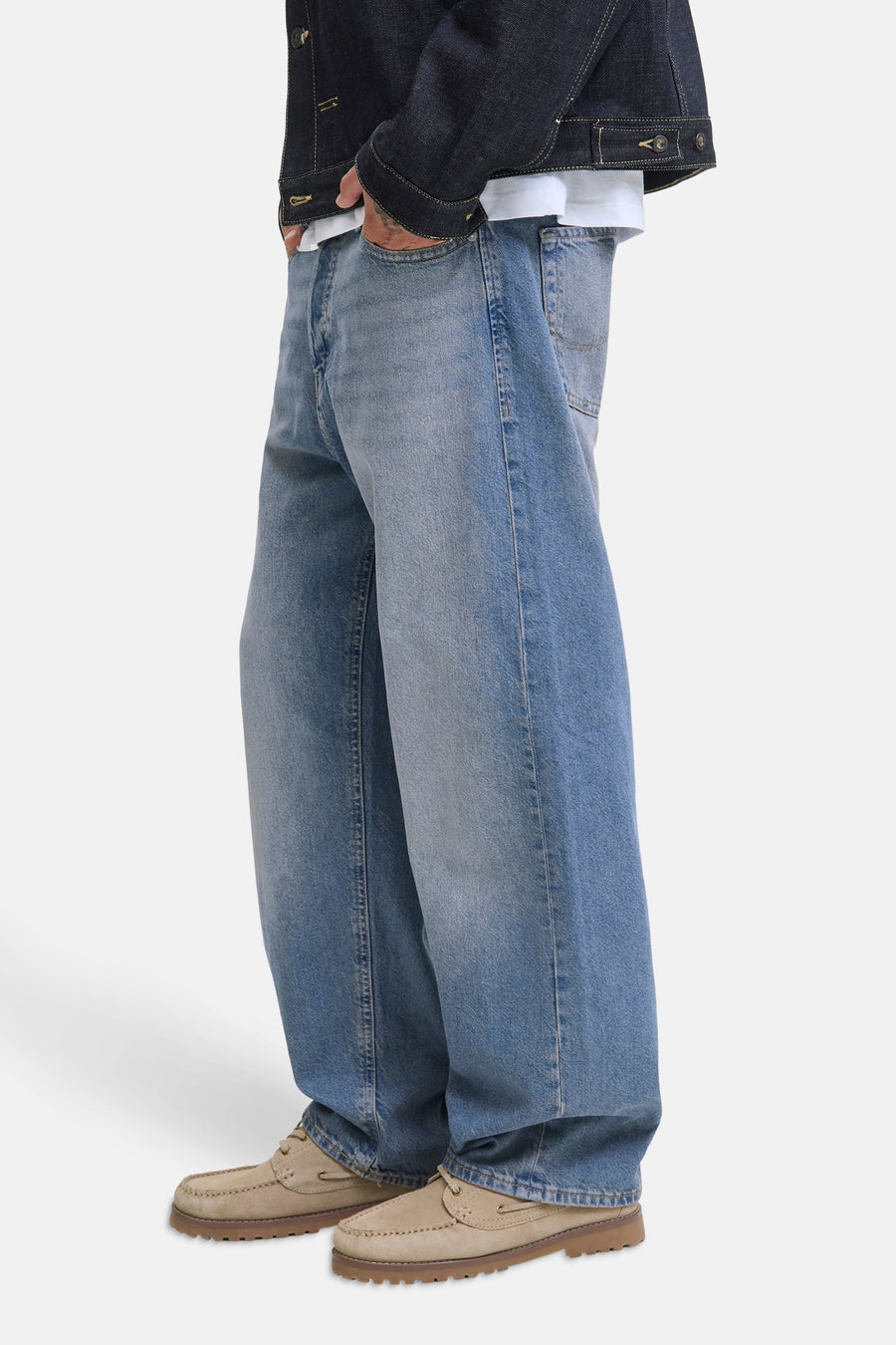 Jeans wide mid blue denim - JACK & JONES JEANS INTELLIGENCE - JACK & JONES JEANS INTELLIGENCE