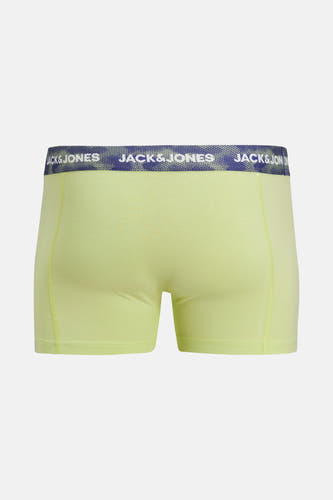 Gele boxershort van ACCESSORIES BY JACK & JONES, met een tailleband met logo.
