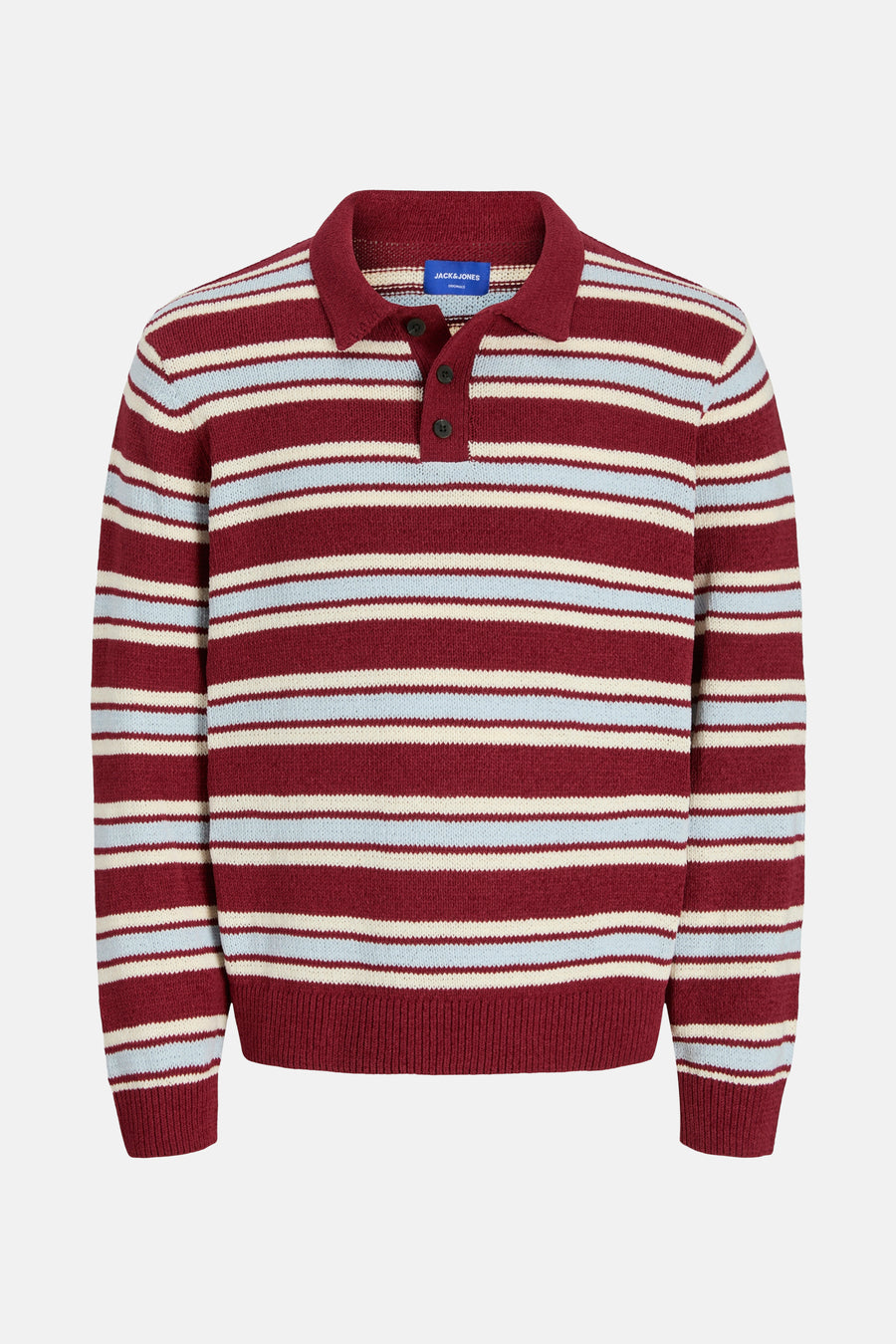 Trui met V-hals rood - ORIGINALS BY JACK & JONES - ORIGINALS BY JACK & JONES