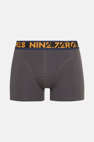 Grijze boxershort van ACCESSORIES BY JACK & JONES, met een elastische band met logo.