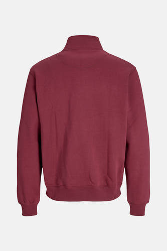 Gilet rouge d'ORIGINALS BY JACK & JONES, vue arrière, avec un col haut.
