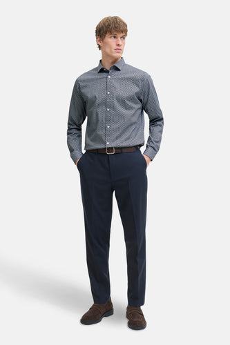 Chemise à manches longues - bleu