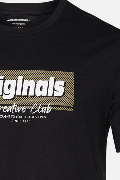 T-shirt (manches courtes) Noir - ORIGINALS BY JACK & JONES