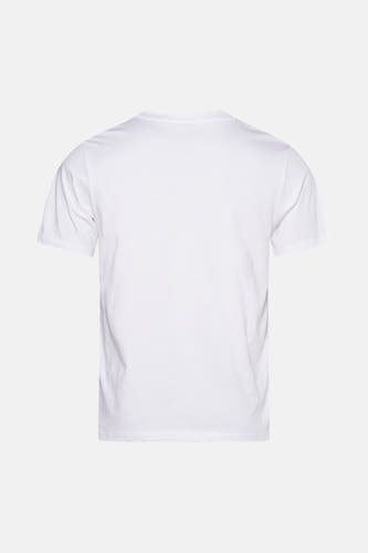 Wit T-shirt met korte mouwen van ORIGINALS BY JACK & JONES, achterkant weergegeven.