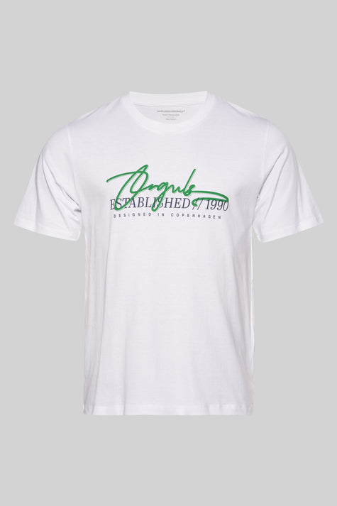 T-shirt (korte mouwen) Wit - ORIGINALS BY JACK & JONES