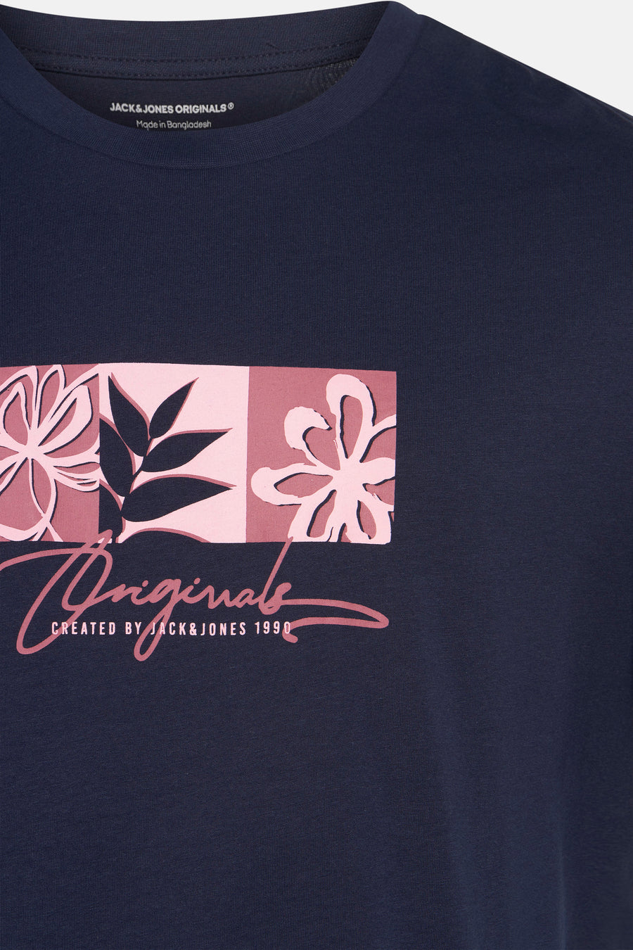 T-shirt met korte mouwen - Donkerblauw - ORIGINALS BY JACK & JONES