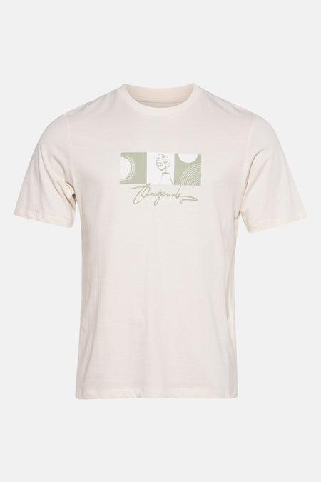 T-shirt met korte mouwen - ecru