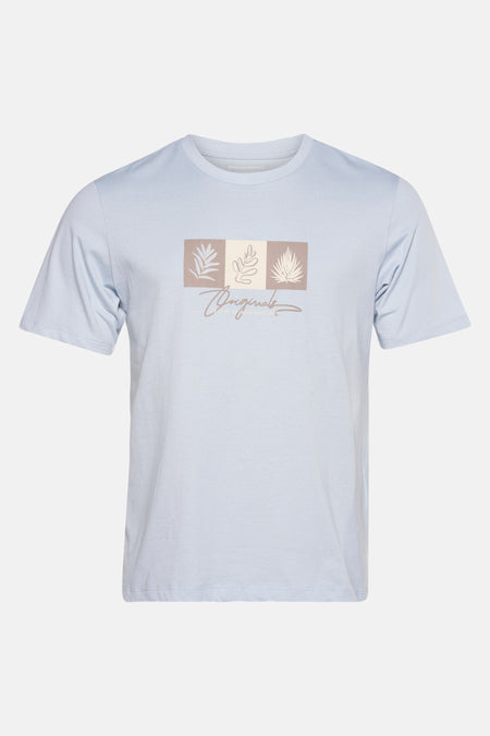 T-shirt (korte mouwen) Blauw - ORIGINALS BY JACK & JONES