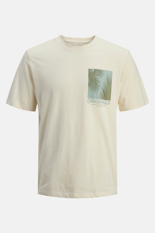 T-shirt met korte mouwen - ecru
