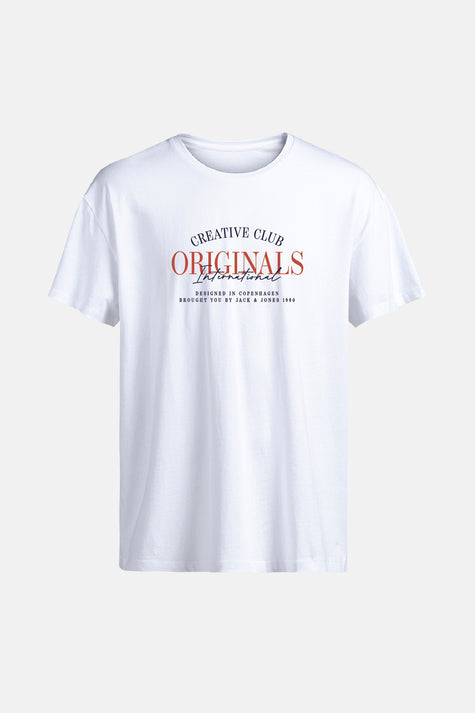 T-shirt (manches courtes) Blanc - ORIGINALS BY JACK & JONES