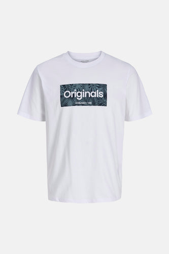 T-shirt à manches courtes - blanc - ORIGINALS BY JACK & JONES