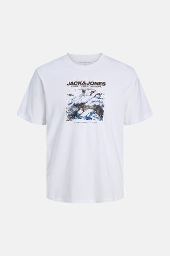 T-shirt met korte mouwen - wit - CORE BY JACK & JONES
