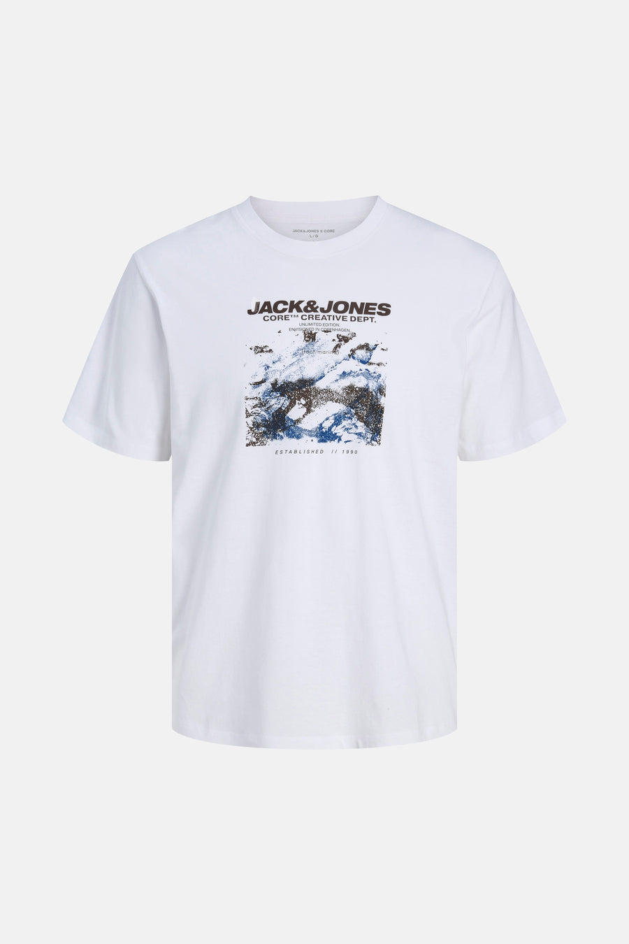 T-shirt met korte mouwen - wit - CORE BY JACK & JONES