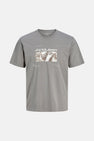T-shirt met korte mouwen - grijs