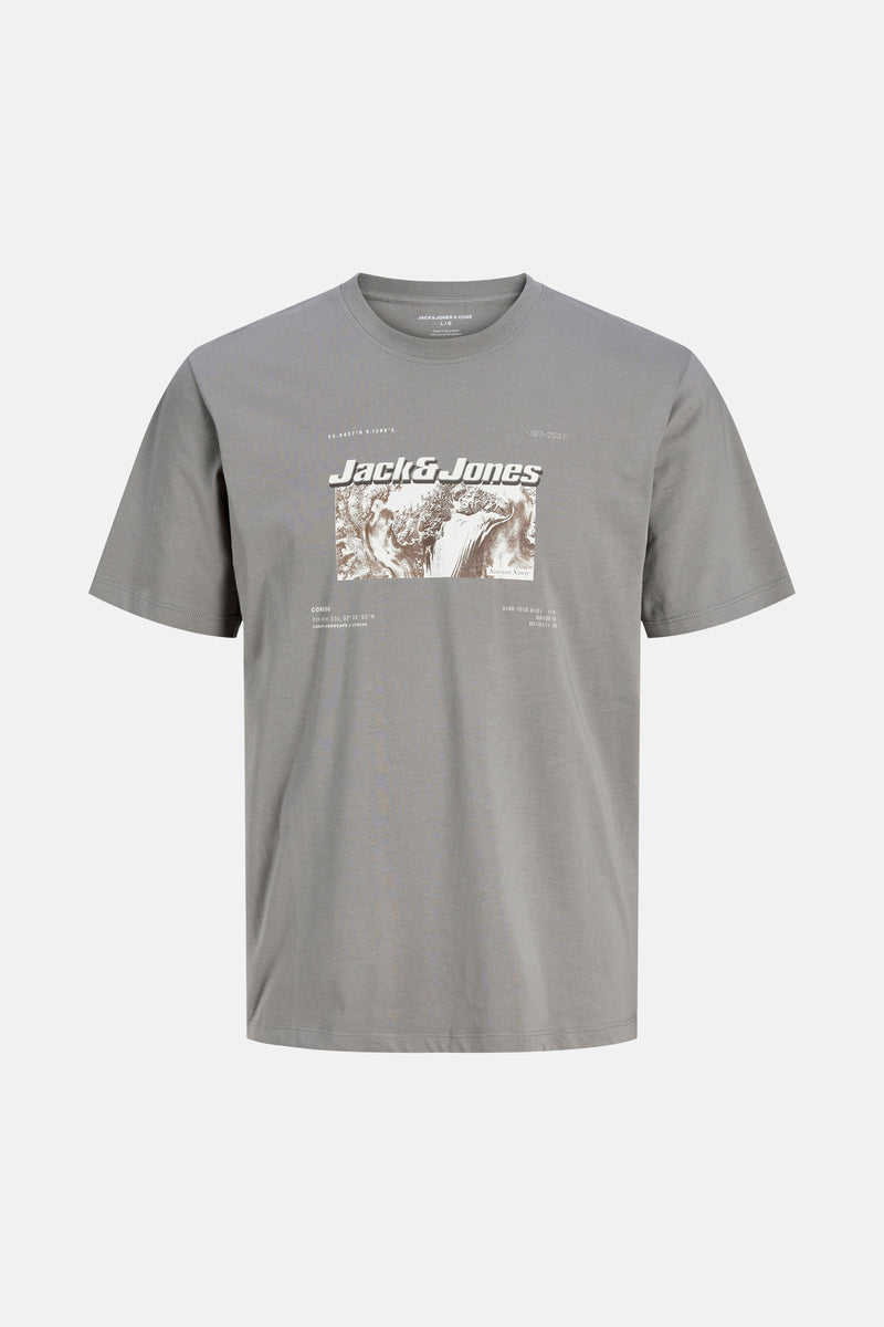 T-shirt met korte mouwen - grijs