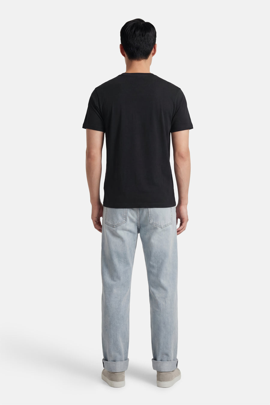 Zwart T-shirt met korte mouwen van CORE BY JACK & JONES, met een effen kleur en een casual uitstraling.