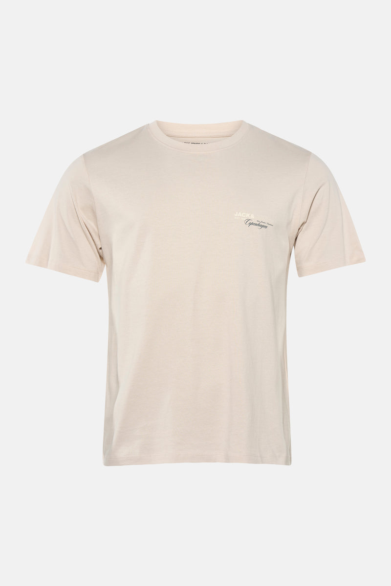 T-shirt met korte mouwen - beige