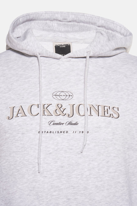 Sweat à capuche Gris - CORE BY JACK & JONES