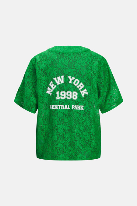 Blouse met korte mouwen - groen