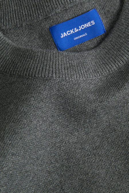 Trui met ronde hals grijs - ORIGINALS BY JACK & JONES
